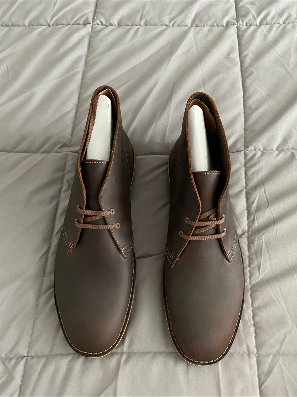 CLARKS MEN'S BUSHACRE 2 BEESWAX LEATHER - 15